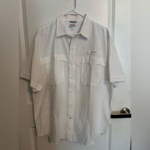 Izod Men's White Short Sleeve Shirt